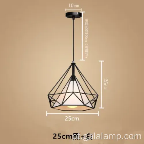 Candeleiro LED moderno para restaurantes e cafés elegantes